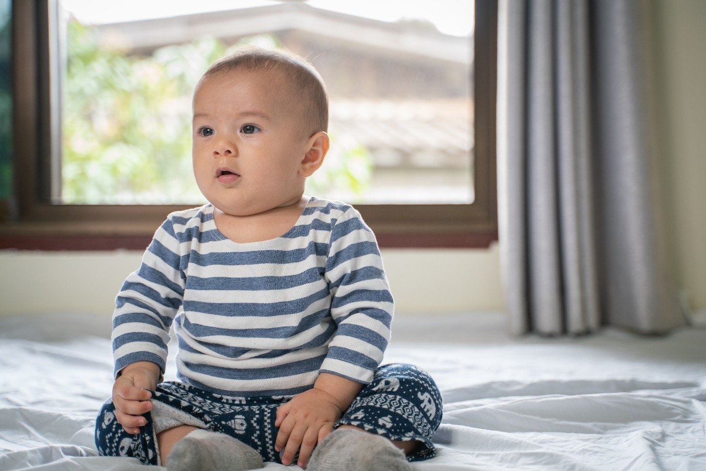 perkembangan bayi, tahapan bayi, bayi 6 bulan, bayi 12 bulan, milestone bayi, Bunda, si Kecil